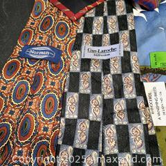 MaxSold Auction: Men's ties lot (9) - Waterford (New Jersey, USA) SELLER MANAGED Downsizing Online Auction - Chew Road