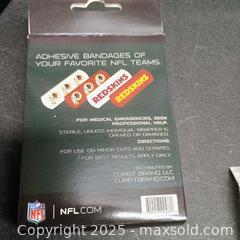MaxSold Auction: NFL bandages lot Redskins 10 packs  - Waterford (New Jersey, USA) SELLER MANAGED Downsizing Online Auction - Chew Road