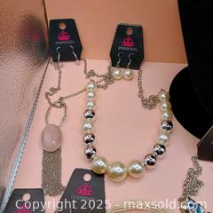 MaxSold Auction: Paparazzi earring and necklace lot NEW (10) - Waterford (New Jersey, USA) SELLER MANAGED Downsizing Online Auction - Chew Road
