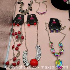 MaxSold Auction: Paparazzi earring and necklace set Lot (10) - Waterford (New Jersey, USA) SELLER MANAGED Downsizing Online Auction - Chew Road