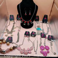 MaxSold Auction: Paparazzi Earring and Necklace set lot New (10) - Waterford (New Jersey, USA) SELLER MANAGED Downsizing Online Auction - Chew Road