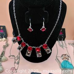 MaxSold Auction: Paparazzi Earring and Necklace set lot New (10) - Waterford (New Jersey, USA) SELLER MANAGED Downsizing Online Auction - Chew Road