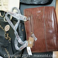 MaxSold Auction: Purse lot inc Giani Bernini etc - Waterford (New Jersey, USA) SELLER MANAGED Downsizing Online Auction - Chew Road