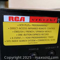 MaxSold Auction: RCA VHS VCR Recorder with blank tapes - Waterford (New Jersey, USA) SELLER MANAGED Downsizing Online Auction - Chew Road