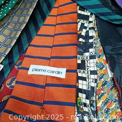 MaxSold Auction: Ties lot (14)Pierre Cardin,Fox Hill etc  - Waterford (New Jersey, USA) SELLER MANAGED Downsizing Online Auction - Chew Road