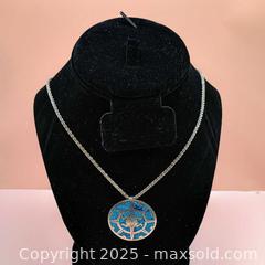 MaxSold Auction: Turquoise pendent with chain  - Waterford (New Jersey, USA) SELLER MANAGED Downsizing Online Auction - Chew Road