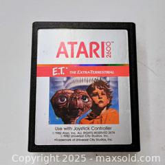 MaxSold Auction: Vintage Atari game ET - Waterford (New Jersey, USA) SELLER MANAGED Downsizing Online Auction - Chew Road
