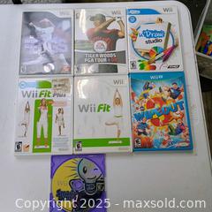 MaxSold Auction: Wii game lot (7) tiger woods pga 08, the bigs plus - Waterford (New Jersey, USA) SELLER MANAGED Downsizing Online Auction - Chew Road