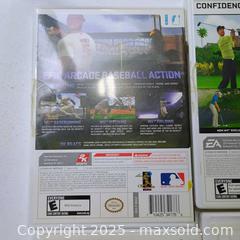 MaxSold Auction: Wii game lot (7) tiger woods pga 08, the bigs plus - Waterford (New Jersey, USA) SELLER MANAGED Downsizing Online Auction - Chew Road