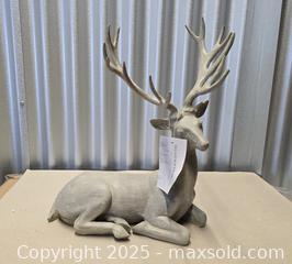 MaxSold Auction: M133 - Resin Deer Statue - New - Whitby (Ontario, Canada) SELLER MANAGED Reseller Online Auction - Taunton Road East (STORAGE)               