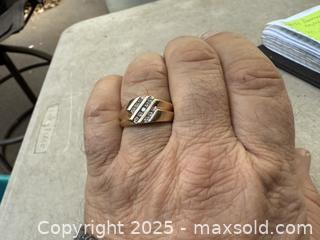 MaxSold Auction: MEN&#39;S 10K GOLD &#38; DIAMOND RING. SIZE 11 - Hamilton (Ontario, Canada) SELLER MANAGED Estate Sale Online Auction - St. Clair Avenue