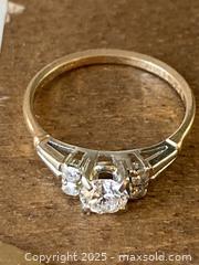 MaxSold Auction: 14K and 18K Gold Ring with Diamonds. Size 6 - Oakville (Ontario, Canada) PARTNER MANAGED Estate Sale Online Auction - Lakeshore Road West (Shipping Available)                     