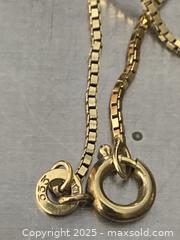 MaxSold Auction: 14K Gold Locket on an 8K Gold Chain - Oakville (Ontario, Canada) PARTNER MANAGED Estate Sale Online Auction - Lakeshore Road West (Shipping Available)                     