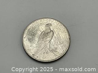 MaxSold Auction: 1922 United States Silver Peace Dollar - Oakville (Ontario, Canada) PARTNER MANAGED Estate Sale Online Auction - Lakeshore Road West (Shipping Available)                     