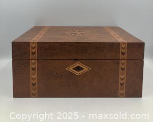 MaxSold Auction: 19th Century English Birds Eye Maple Sewing Box - Oakville (Ontario, Canada) PARTNER MANAGED Estate Sale Online Auction - Lakeshore Road West (Shipping Available)                     