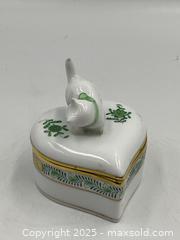 MaxSold Auction: 3 Herend Lidded Hand Painted Porcelain Trinket Boxes - Oakville (Ontario, Canada) PARTNER MANAGED Estate Sale Online Auction - Lakeshore Road West (Shipping Available)                     