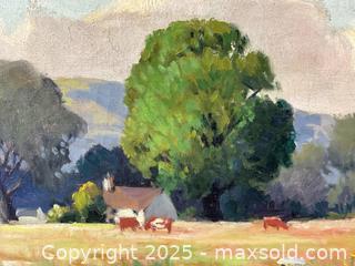 MaxSold Auction: Antique English Impressionist Oil on canvas. Circa 1895  - Oakville (Ontario, Canada) PARTNER MANAGED Estate Sale Online Auction - Lakeshore Road West (Shipping Available)                     