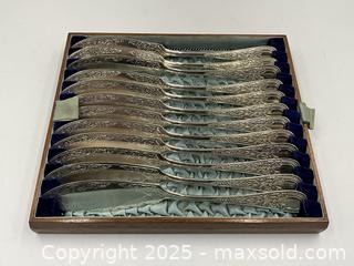 MaxSold Auction: Antique Fish Service for 17 in Original Fitted Lined Box - Oakville (Ontario, Canada) PARTNER MANAGED Estate Sale Online Auction - Lakeshore Road West (Shipping Available)                     