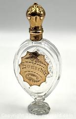 MaxSold Auction: Antique Glass Perfume Bottle with SOLID 14K Gold Lid and Label  - Oakville (Ontario, Canada) PARTNER MANAGED Estate Sale Online Auction - Lakeshore Road West (Shipping Available)                     