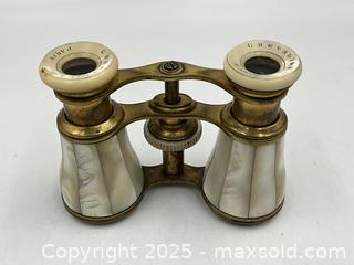 MaxSold Auction: Antique Lemaire Paris Opera Glasses: Brass and Mother-of-Pearl - Oakville (Ontario, Canada) PARTNER MANAGED Estate Sale Online Auction - Lakeshore Road West (Shipping Available)                     