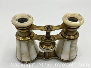 MaxSold Auction: Antique Lemaire Paris Opera Glasses: Brass and Mother-of-Pearl - Oakville (Ontario, Canada) PARTNER MANAGED Estate Sale Online Auction - Lakeshore Road West (Shipping Available)                     
