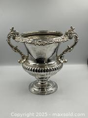 MaxSold Auction: ANTIQUE Sheffield Plated Crested Wine or Champagne Carafe. Circa 1820 - Oakville (Ontario, Canada) PARTNER MANAGED Estate Sale Online Auction - Lakeshore Road West (Shipping Available)                     