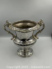 MaxSold Auction: ANTIQUE Sheffield Plated Crested Wine or Champagne Carafe. Circa 1820 - Oakville (Ontario, Canada) PARTNER MANAGED Estate Sale Online Auction - Lakeshore Road West (Shipping Available)                     