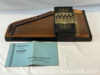 MaxSold Auction: Autoharp Style #2N Model. With Finger Pick and Manual - Oakville (Ontario, Canada) PARTNER MANAGED Estate Sale Online Auction - Lakeshore Road West (Shipping Available)                     