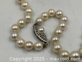 MaxSold Auction: Birks Long Strand Cultured Pearls with 18K White Gold Clasp - Oakville (Ontario, Canada) PARTNER MANAGED Estate Sale Online Auction - Lakeshore Road West (Shipping Available)                     