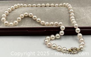 MaxSold Auction: CHAMPAGNE Coloured Natural Pearls with 14K Clasp and Diamonds - Oakville (Ontario, Canada) PARTNER MANAGED Estate Sale Online Auction - Lakeshore Road West (Shipping Available)                     