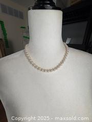 MaxSold Auction: CHAMPAGNE Coloured Natural Pearls with 14K Clasp and Diamonds - Oakville (Ontario, Canada) PARTNER MANAGED Estate Sale Online Auction - Lakeshore Road West (Shipping Available)                     