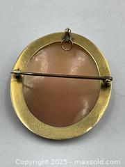 MaxSold Auction: Classical Carved Cameo 10K Solid Gold Brooch  - Oakville (Ontario, Canada) PARTNER MANAGED Estate Sale Online Auction - Lakeshore Road West (Shipping Available)                     