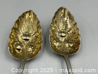 MaxSold Auction: Georgian Sterling Silver Berry Spoons - Oakville (Ontario, Canada) PARTNER MANAGED Estate Sale Online Auction - Lakeshore Road West (Shipping Available)                     
