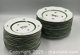 MaxSold Auction: Herend Hand Painted Porcelain &#34;Vienna Rose&#34; Pattern Side Plates - Oakville (Ontario, Canada) PARTNER MANAGED Estate Sale Online Auction - Lakeshore Road West (Shipping Available)                     