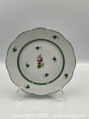 MaxSold Auction: Herend Hand Painted Porcelain &#34;Vienna Rose&#34; Pattern Side Plates - Oakville (Ontario, Canada) PARTNER MANAGED Estate Sale Online Auction - Lakeshore Road West (Shipping Available)                     