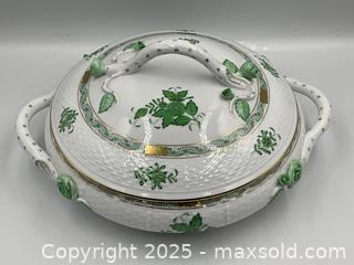 MaxSold Auction: Herend Porcelain Lidded Soup Tureen &#34;Chinese Bouquet&#34; Pattern - Oakville (Ontario, Canada) PARTNER MANAGED Estate Sale Online Auction - Lakeshore Road West (Shipping Available)                     