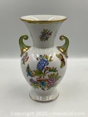 MaxSold Auction: Herend Porcelain Vase &#34;Queen Victoria&#34; Pattern - Oakville (Ontario, Canada) PARTNER MANAGED Estate Sale Online Auction - Lakeshore Road West (Shipping Available)                     