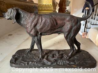 MaxSold Auction: Highly Detailed Antique Cast Bronze Hound after P. J. Mene Circa 1900 - Oakville (Ontario, Canada) PARTNER MANAGED Estate Sale Online Auction - Lakeshore Road West (Shipping Available)                     