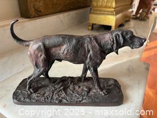 MaxSold Auction: Highly Detailed Antique Cast Bronze Hound after P. J. Mene Circa 1900 - Oakville (Ontario, Canada) PARTNER MANAGED Estate Sale Online Auction - Lakeshore Road West (Shipping Available)                     