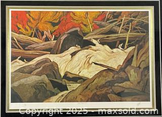 MaxSold Auction: Limited Edition, Numbered and Signed Print  &#34;Below Ragged Falls&#34; by A J. Casson - Oakville (Ontario, Canada) PARTNER MANAGED Estate Sale Online Auction - Lakeshore Road West (Shipping Available)                     