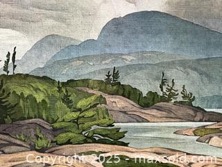 MaxSold Auction: Limited Edition, Numbered and Signed Print &#34;Cloche Hills&#34; by A J. Casson - Oakville (Ontario, Canada) PARTNER MANAGED Estate Sale Online Auction - Lakeshore Road West (Shipping Available)                     