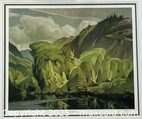 MaxSold Auction: Limited Edition, Numbered and Signed Print  &#34;On the York River&#34; by A J. Casson - Oakville (Ontario, Canada) PARTNER MANAGED Estate Sale Online Auction - Lakeshore Road West (Shipping Available)                     