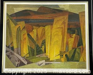 MaxSold Auction: Limited Edition, Numbered and Signed Print  &#34;Poplar Grove&#34; by A J. Casson - Oakville (Ontario, Canada) PARTNER MANAGED Estate Sale Online Auction - Lakeshore Road West (Shipping Available)                     