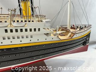 MaxSold Auction: Model of the RMS Titanic Ocean Liner  - Oakville (Ontario, Canada) PARTNER MANAGED Estate Sale Online Auction - Lakeshore Road West (Shipping Available)                     