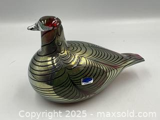 MaxSold Auction: Oiva Toikka Hand Blown Pheasant. Nuutajarvi  - Oakville (Ontario, Canada) PARTNER MANAGED Estate Sale Online Auction - Lakeshore Road West (Shipping Available)                     