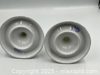 MaxSold Auction: Pair of Herend Porcelain Candlestick Holders. Fruit Motif - Oakville (Ontario, Canada) PARTNER MANAGED Estate Sale Online Auction - Lakeshore Road West (Shipping Available)                     
