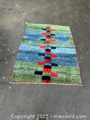 MaxSold Auction: Persian Hand Knotted NEW Tribal Rug  - Oakville (Ontario, Canada) PARTNER MANAGED Estate Sale Online Auction - Lakeshore Road West (Shipping Available)                     