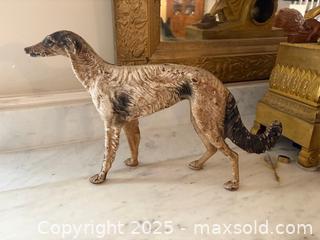 MaxSold Auction: RARE HUBLEY BORZOI WOLFHOUND CAST IRON.  - Oakville (Ontario, Canada) PARTNER MANAGED Estate Sale Online Auction - Lakeshore Road West (Shipping Available)                     