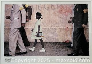 MaxSold Auction: &#34;Ruby Bridges&#34; Limited Edition, Numbered Serio lithograph Norman Rockwell Print - Oakville (Ontario, Canada) PARTNER MANAGED Estate Sale Online Auction - Lakeshore Road West (Shipping Available)                     