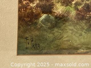 MaxSold Auction: Signed Frederick Parr Watercolour. (1887-1970. Original Watercolour of Cliffs in England) - Oakville (Ontario, Canada) PARTNER MANAGED Estate Sale Online Auction - Lakeshore Road West (Shipping Available)                     